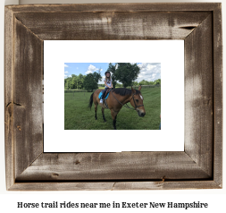 horse trail rides near me in Exeter, New Hampshire